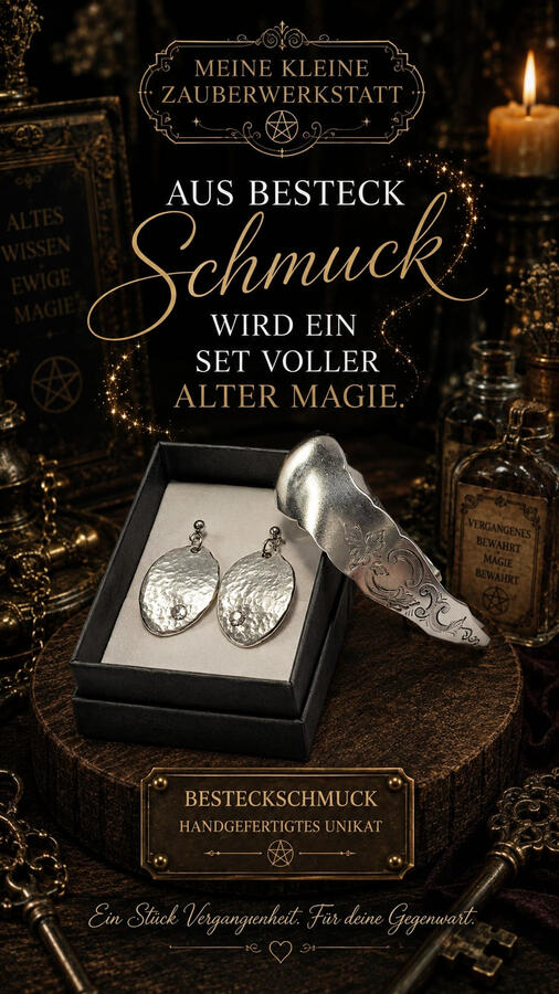 Von der Zuckerzange zum Armreif und Ohrringen