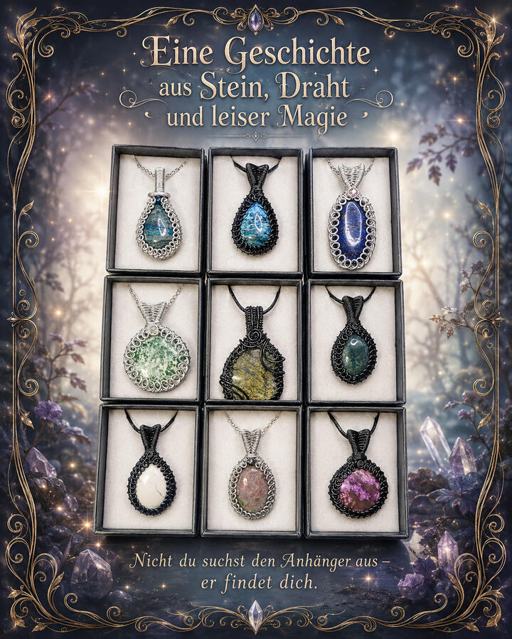 Welcher dieser Steine ruft dich gerade? Eine Geschichte aus Stein, Draht und leiser Magie.