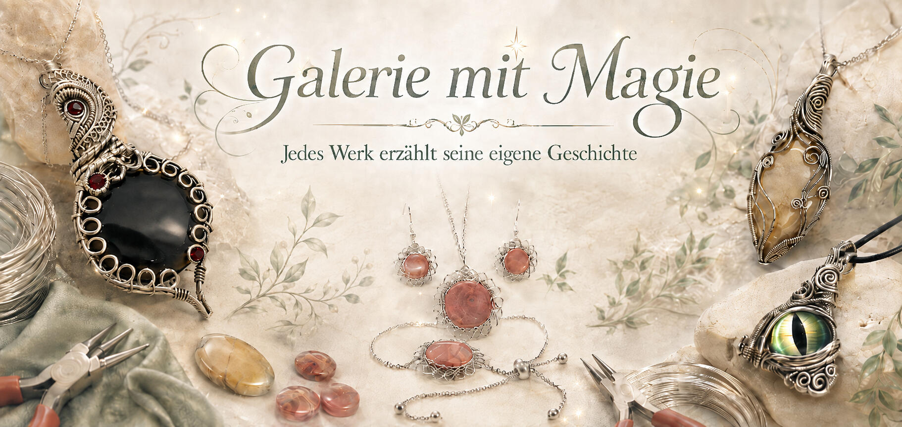 Galerie mit Magie Galerie mit Magie, Drahtkunst & Besteckschmuck mit Magie, Tanja Wiese